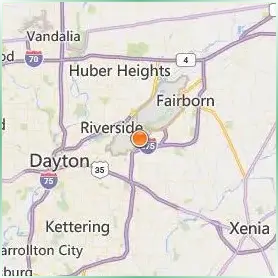 Air Force Institute of Technology Location Map