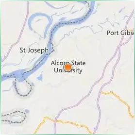 Alcorn State University Location Map Alcorn State University Location Map