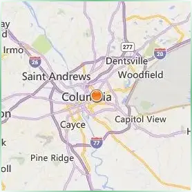 Allen University Location Map Allen University Location Map