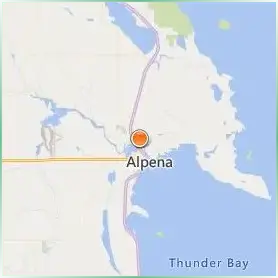 Alpena Community College Location Map Alpena Community College Location Map