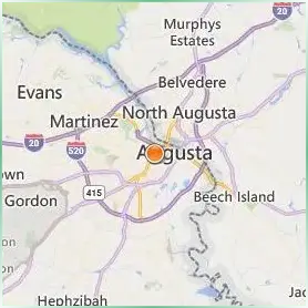 Augusta University Location Map Augusta University Location Map