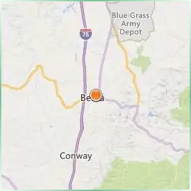 Berea College Location Map
