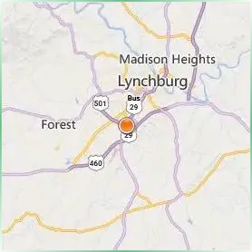 Central Virginia Community College Location Map Central Virginia Community College Location Map