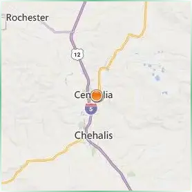 Centralia College Location Map
