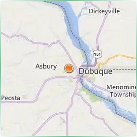 Clarke University Location Map