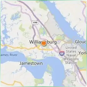 College of William and Mary Location Map College of William and Mary Location Map