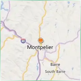 Community College of Vermont Location Map
