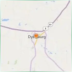 Dyersburg State Community College Location Map Dyersburg State Community College Location Map