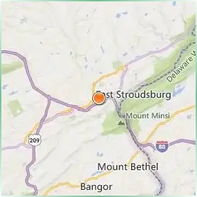 East Stroudsburg University of Pennsylvania Location Map East Stroudsburg University of Pennsylvania Location Map