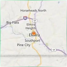 Elmira College Location Map Elmira College Location Map