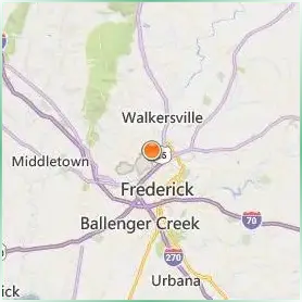 Frederick Community College Location Map Frederick Community College Location Map