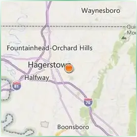 Hagerstown Community College Location Map Hagerstown Community College Location Map
