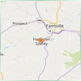 Hampden Sydney College Location Map Hampden Sydney College Location Map