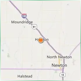 Hesston College Location Map Hesston College Location Map