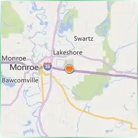 Louisiana Delta Community College Location Map