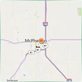 McPherson College Location Map McPherson College Location Map