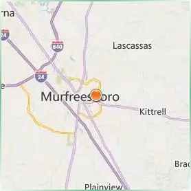 Middle Tennessee State University Location Map Middle Tennessee State University Location Map