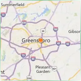 North Carolina A & T State University Location Map