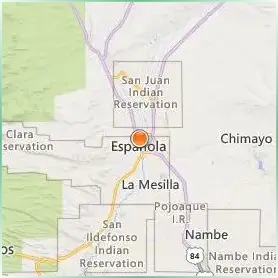 Northern New Mexico College Location Map