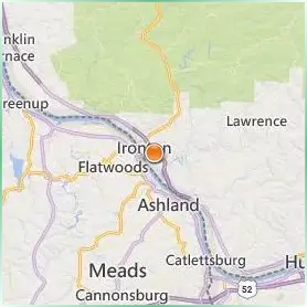 Ohio University Southern Location Map