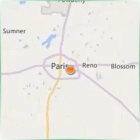 Paris Junior College Location Map Paris Junior College Location Map