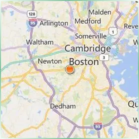 Pine Manor College Location Map Pine Manor College Location Map