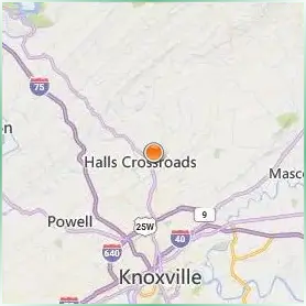 Remington College Knoxville Location Map