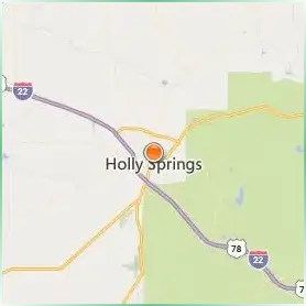 Rust College Location Map