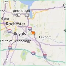 St. John Fisher University Location Map