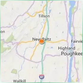 State University of New York at New Paltz Location Map State University of New York at New Paltz Location Map