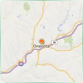 SUNY Oneonta Location Map SUNY Oneonta Location Map