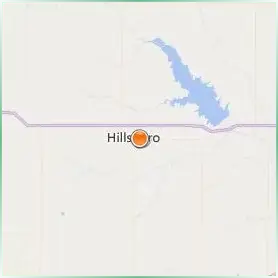 Tabor College Location Map