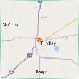 The University of Findlay Location Map The University of Findlay Location Map