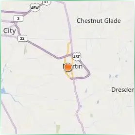 The University of Tennessee Martin Location Map The University of Tennessee Martin Location Map