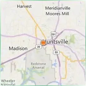 University of Alabama in Huntsville Location Map University of Alabama in Huntsville Location Map