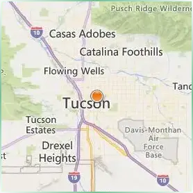 University of Arizona Location Map University of Arizona Location Map