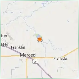 University of California Merced Location Map University of California Merced Location Map