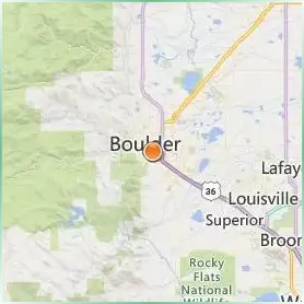 University of Colorado Boulder Location Map University of Colorado Boulder Location Map