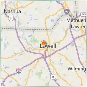 University of Massachusetts Lowell Location Map University of Massachusetts Lowell Location Map