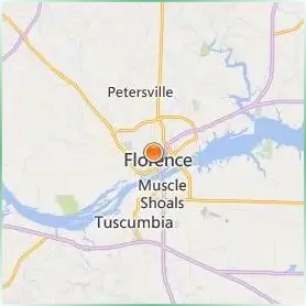 University of North Alabama Location Map University of North Alabama Location Map