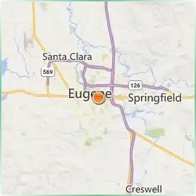 University of Oregon Location Map University of Oregon Location Map