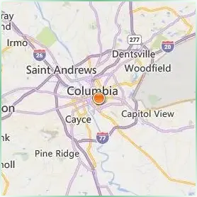 University of South Carolina Columbia Location Map University of South Carolina Columbia Location Map