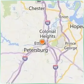 Virginia State University Location Map Virginia State University Location Map