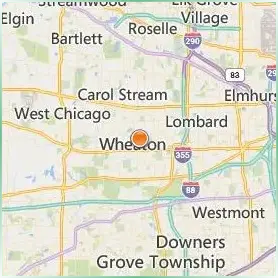 Wheaton College Location Map Wheaton College Location Map
