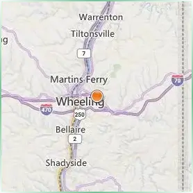 Wheeling University Location Map Wheeling University Location Map